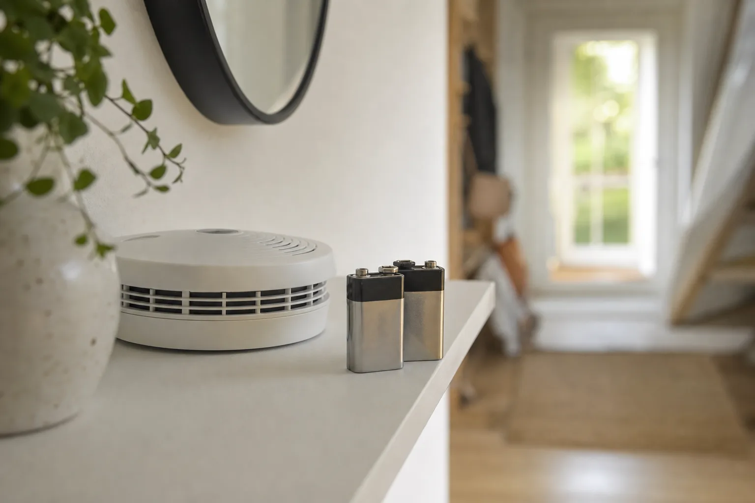 9-voltsbatterier vid brandvarnare
